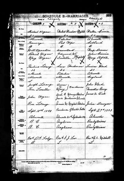File:1893 Walter Currie Marriage.jpg